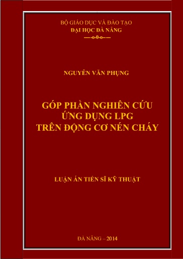 Góp phần nghiên cứu ứng dụng LPG trên động cơ nén cháy
